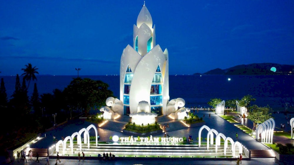 Inspired by a sacred local product, the six-tiered design offers a visual metaphor for spiritual and cultural growth